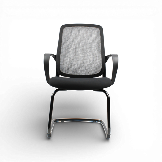 DELARO Visitor Black Office Chair Kursi Kantor Ergonomis
