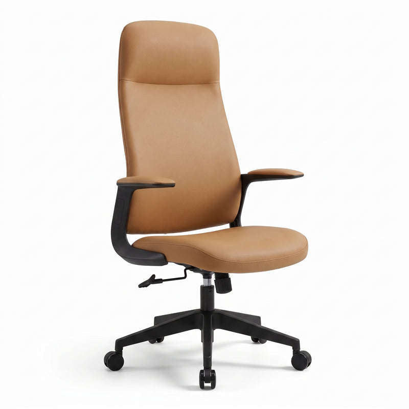 LENOX High back Brown Office Chair Kursi Kantor Ergonomis