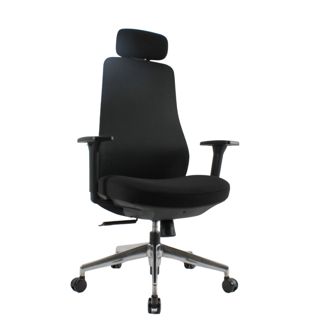 NORTA High Back Black Office Chair Kursi Kantor Ergonomis