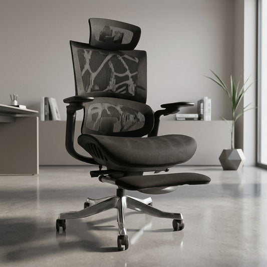 ORSON High Back Black Office Chair Kursi Kantor Ergonomis