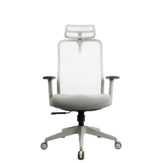 OTSO High Black Grey Office Chair Kursi Kantor Ergonomis