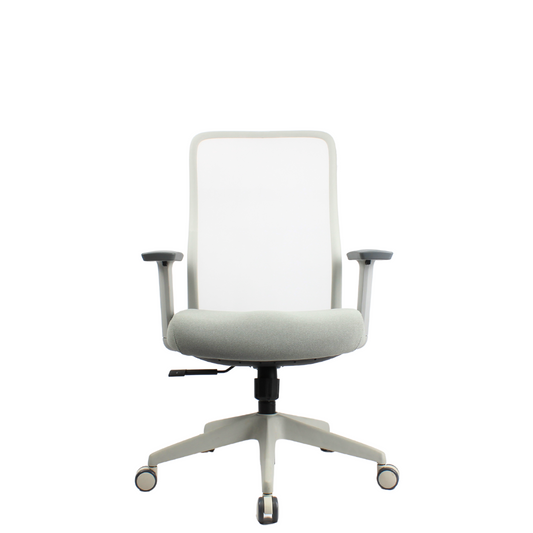 OTSO Mid Black Grey Office Chair Kursi Kantor Ergonomis