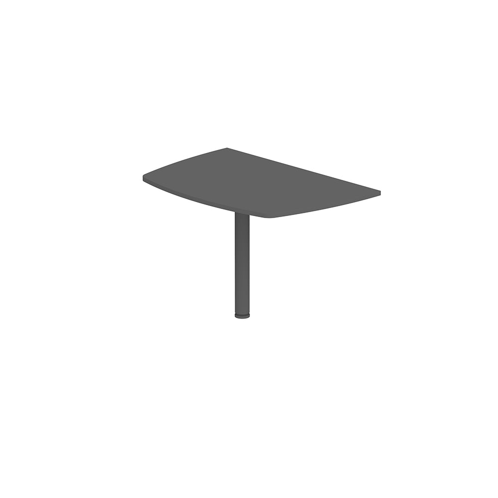 PLATA Conference Join Extention Meja Meeting 80x120cm Dark Grey
