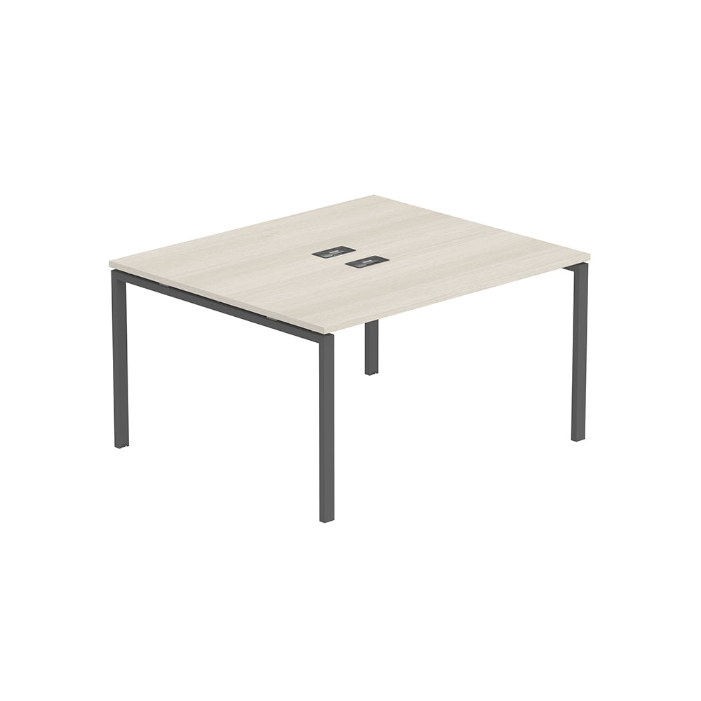 PLATA Conference Table Meja Meeting 4 Orang 140x120cm Ash Grey