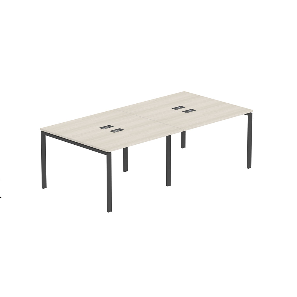 PLATA Conference Table Meja Meeting 8 Orang 240x120cm Ash Grey