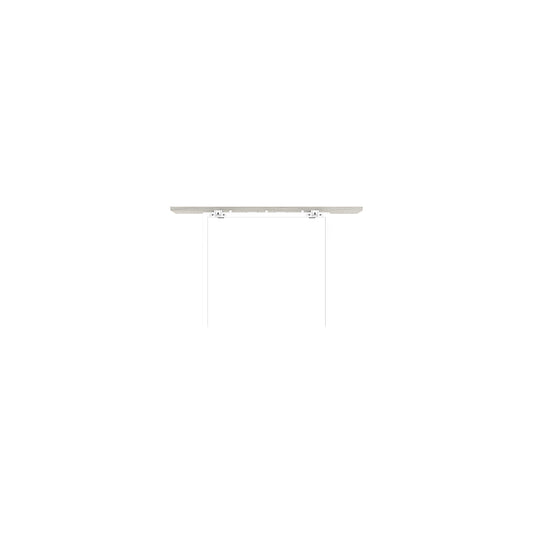 PLATA Conference Table Extention 120x120cm White Ash