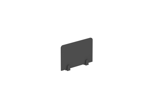PLATA Middle Screen Partisi Sekat Meja 50x30cm Dark Grey