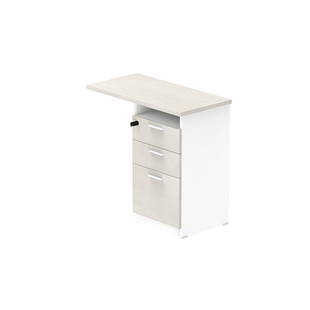 PLATA Return Drawer 80x40cm White Ash