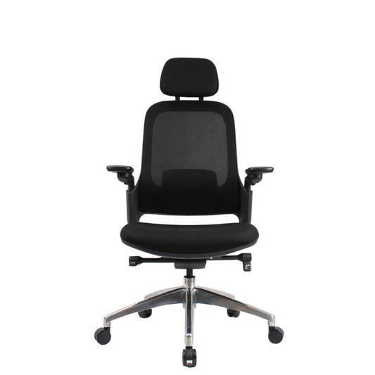 SENNA High Back Black Office Chair Kursi Kantor Ergonomis