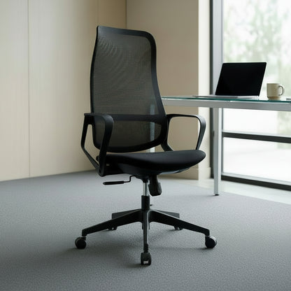 ARMUS High Back Black Office Chair Kursi Kantor Ergonomis