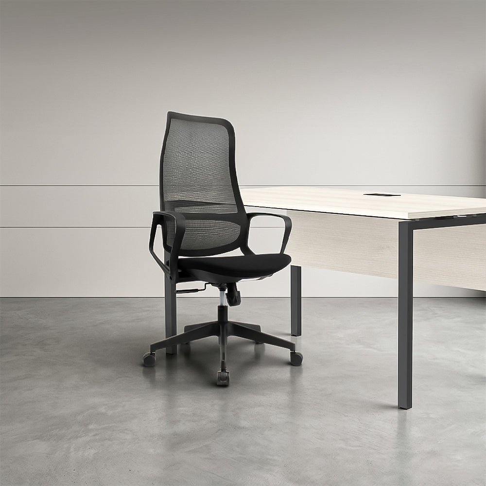 ARMUS High Back Black Office Chair Kursi Kantor Ergonomis