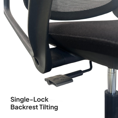 ARMUS High Back Black Office Chair Kursi Kantor Ergonomis