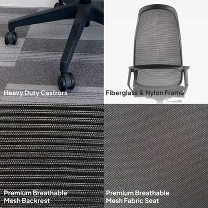 ARMUS High Back Black Office Chair Kursi Kantor Ergonomis