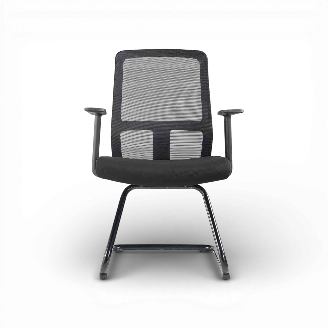 ALVARO Visitor Black Office Chair Kursi Kantor Ergonomis