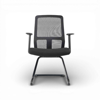 ALVARO Visitor Black Office Chair Kursi Kantor Ergonomis