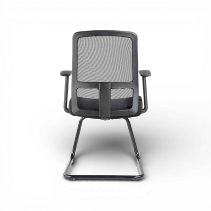ALVARO Visitor Black Office Chair Kursi Kantor Ergonomis