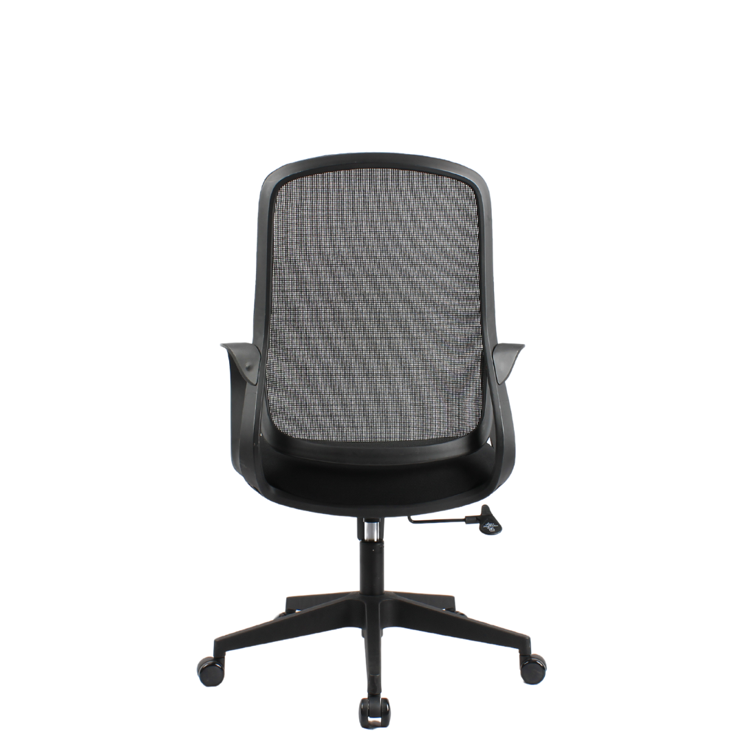 DELARO Low Back Black Office Chair Kursi Kantor Ergonomis