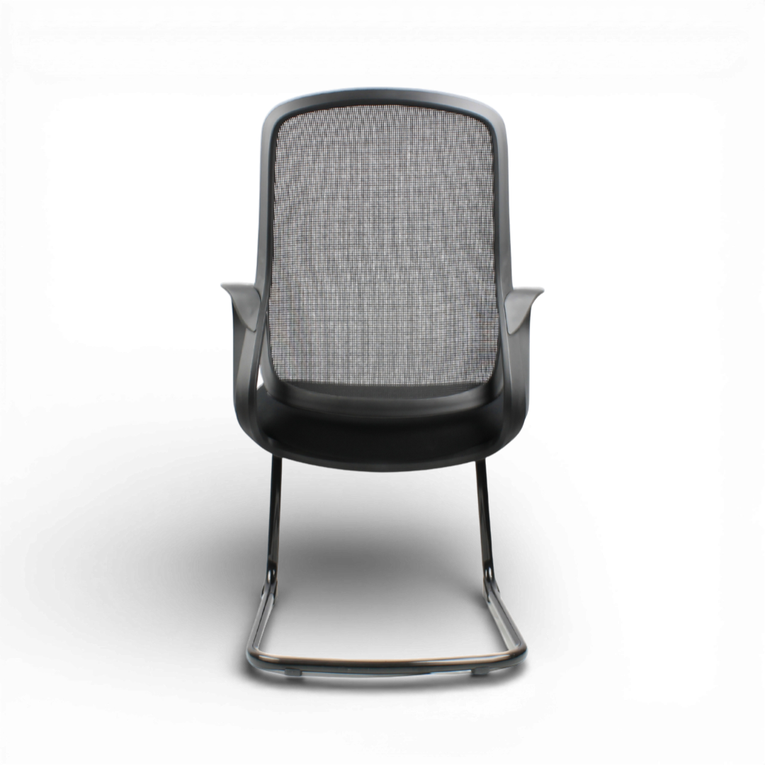 DELARO Visitor Black Office Chair Kursi Kantor Ergonomis