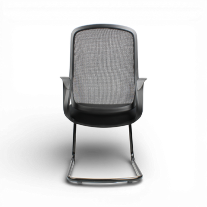 DELARO Visitor Black Office Chair Kursi Kantor Ergonomis