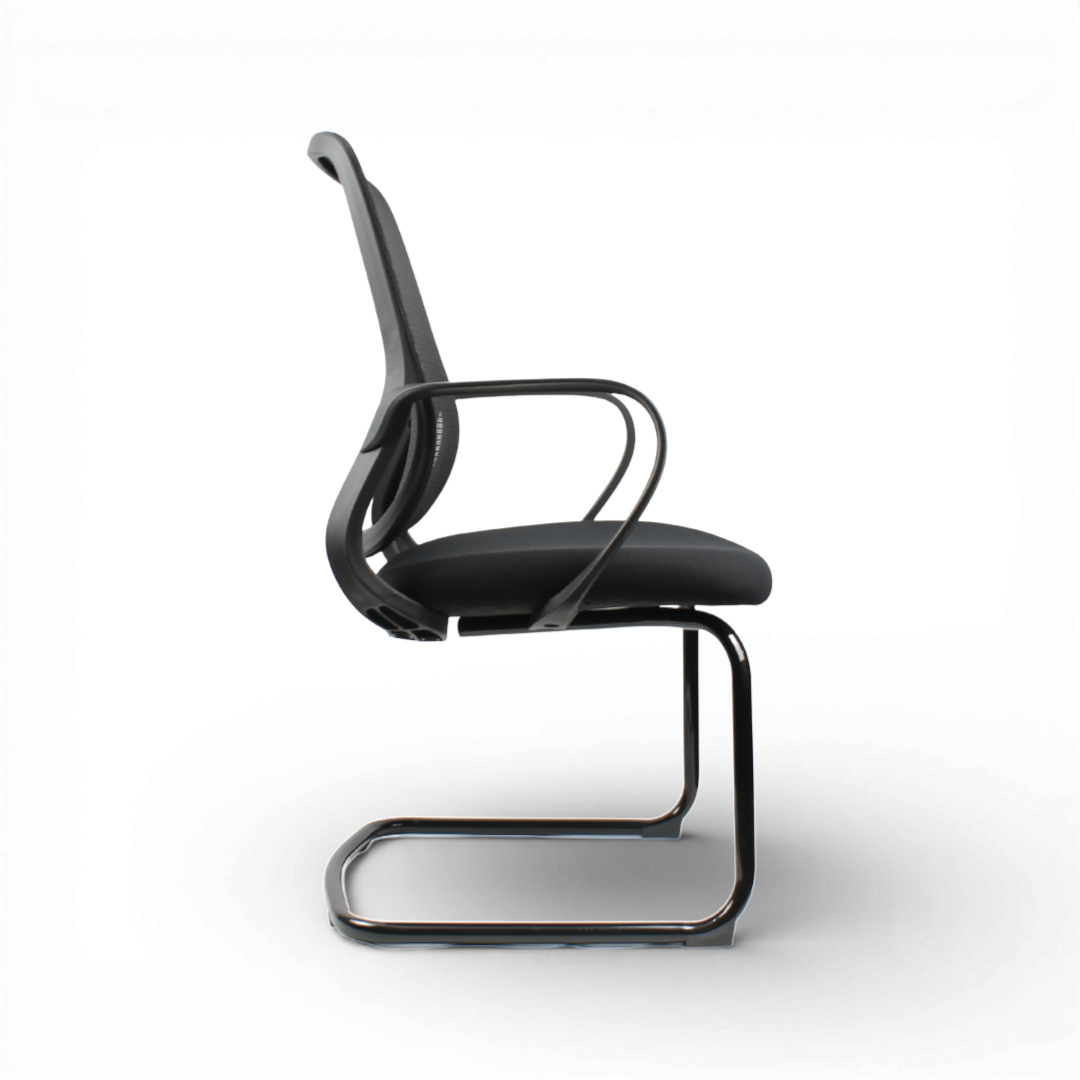 DELARO Visitor Black Office Chair Kursi Kantor Ergonomis