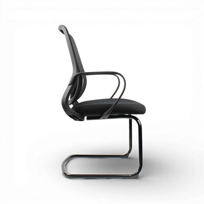 DELARO Visitor Black Office Chair Kursi Kantor Ergonomis