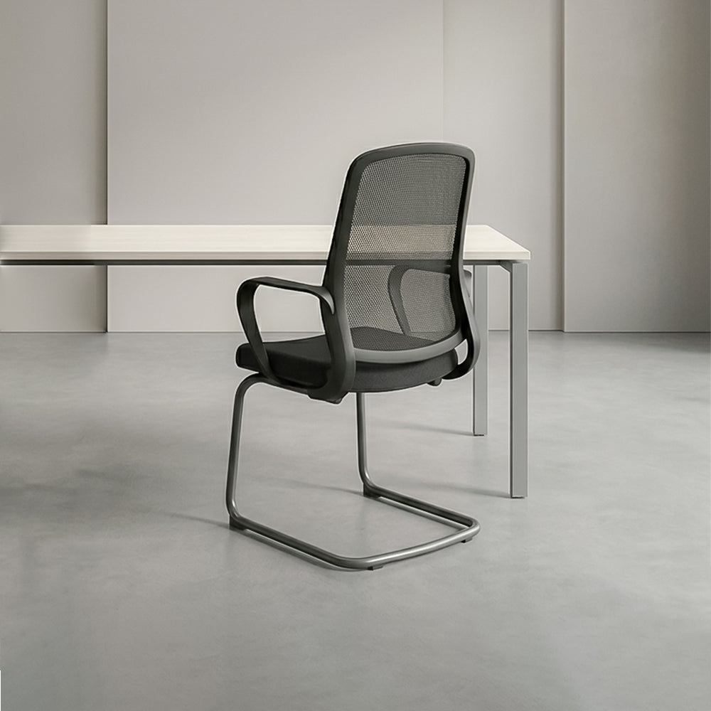 DELARO Visitor Black Office Chair Kursi Kantor Ergonomis
