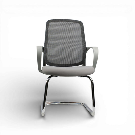 DELARO Visitor Grey Office Chair Kursi Kantor Ergonomis