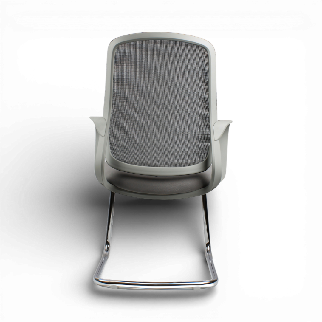 DELARO Visitor Grey Office Chair Kursi Kantor Ergonomis
