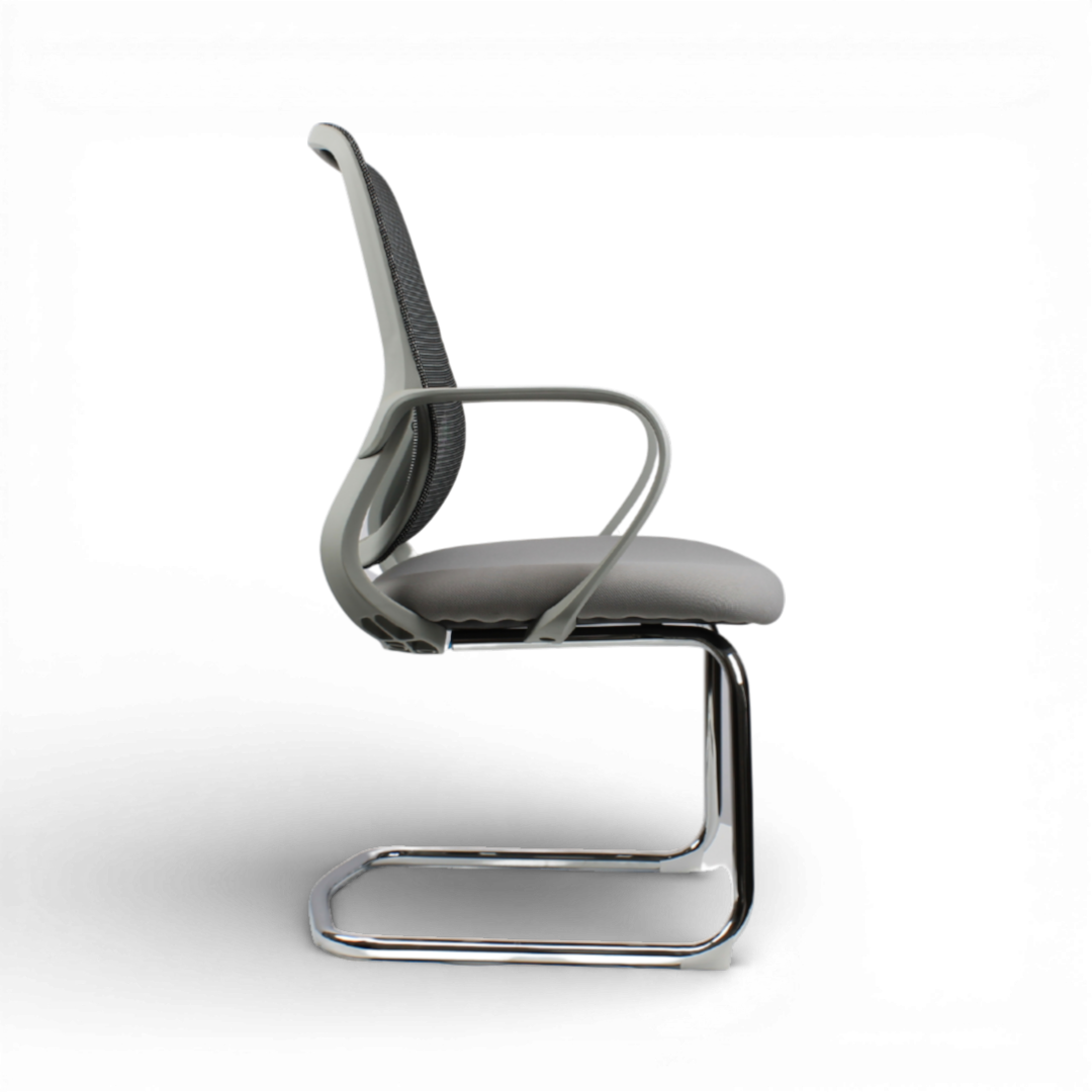 DELARO Visitor Grey Office Chair Kursi Kantor Ergonomis