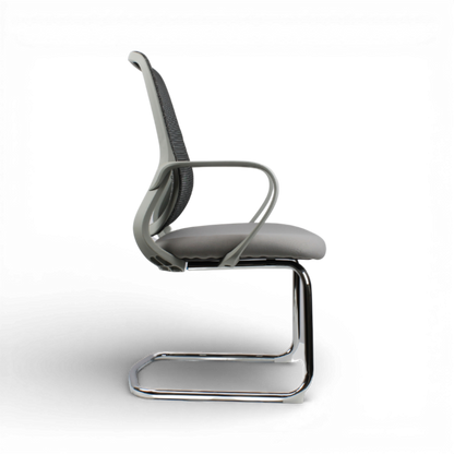 DELARO Visitor Grey Office Chair Kursi Kantor Ergonomis