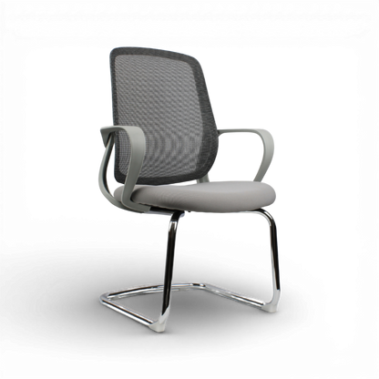 DELARO Visitor Grey Office Chair Kursi Kantor Ergonomis