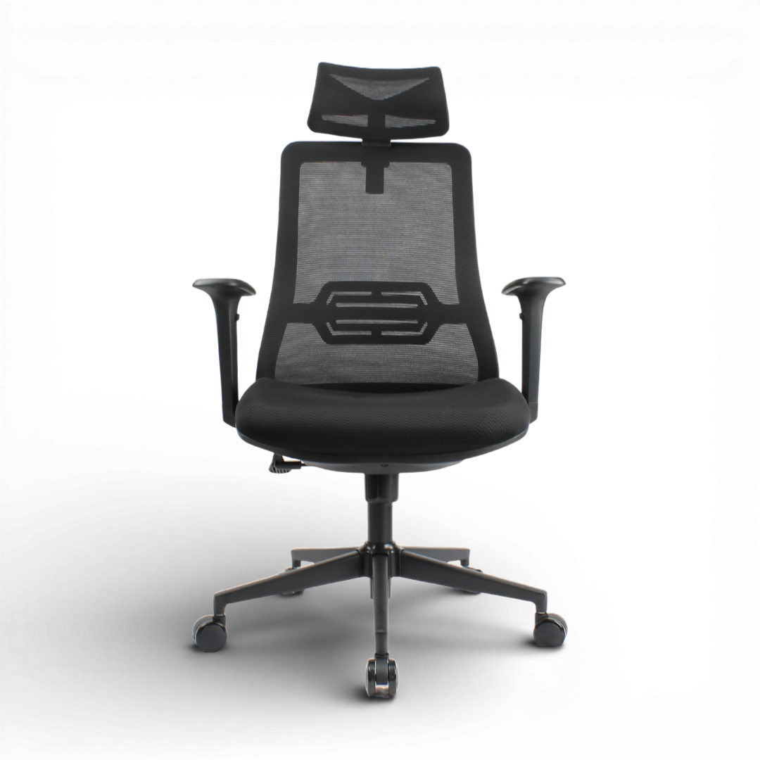 HADID High Back Black Office Chair Kursi Kantor Ergonomis