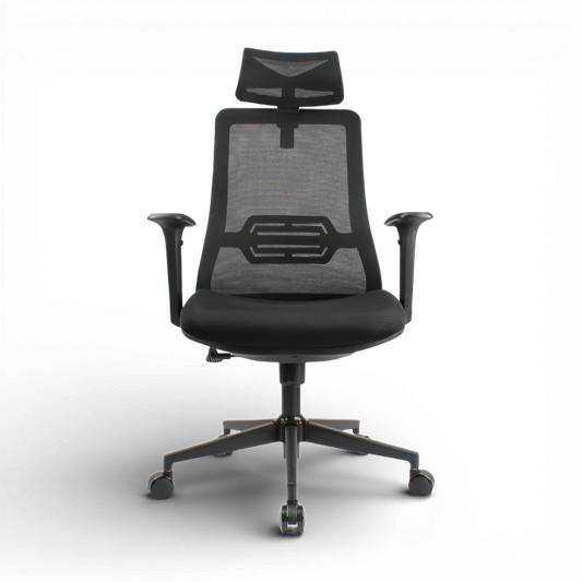 HADID High Back Black Office Chair Kursi Kantor Ergonomis