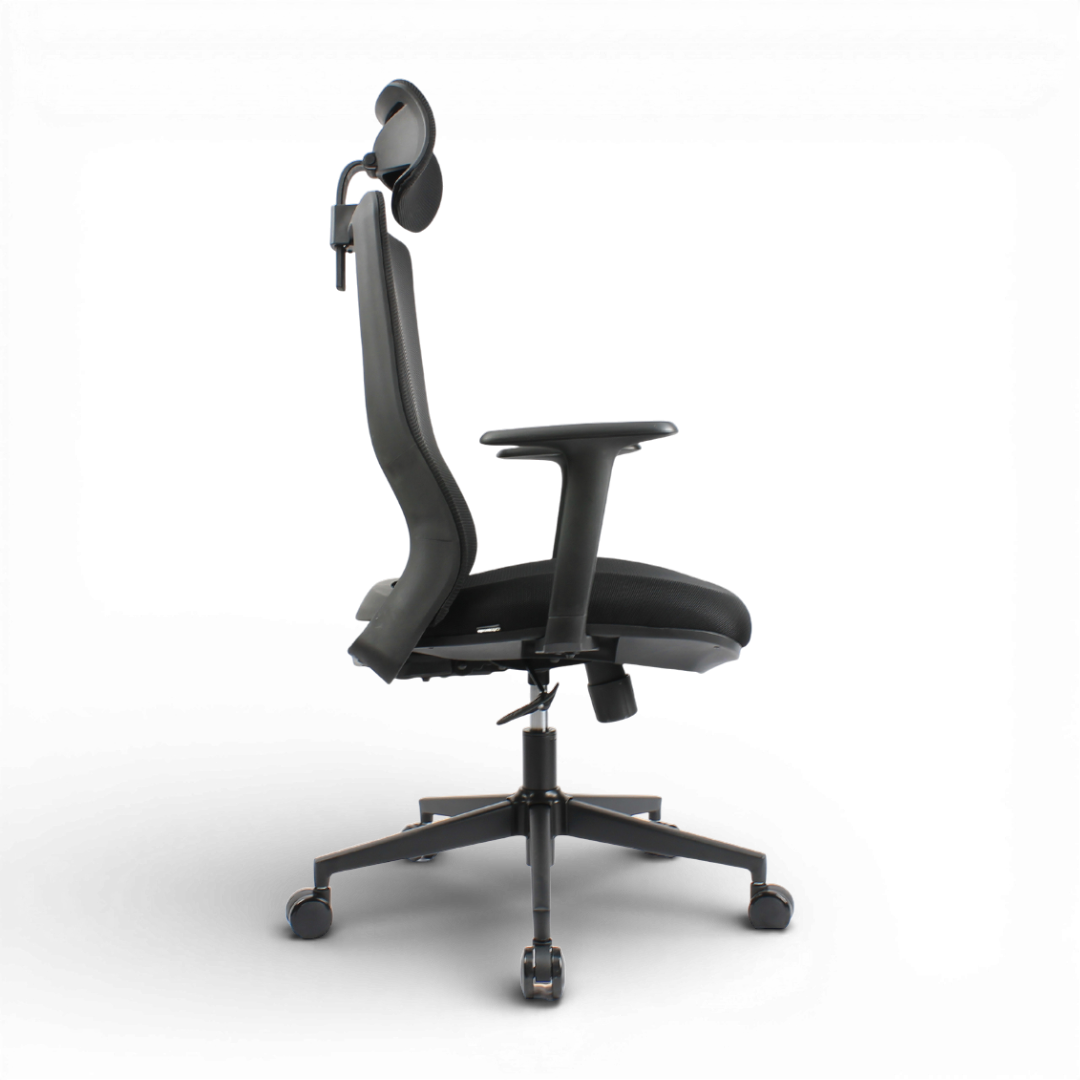 HADID High Back Black Office Chair Kursi Kantor Ergonomis