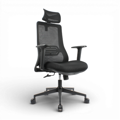 HADID High Back Black Office Chair Kursi Kantor Ergonomis
