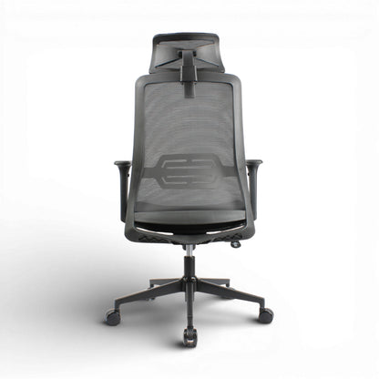 HADID High Back Black Grey Office Chair Kursi Kantor Ergonomis