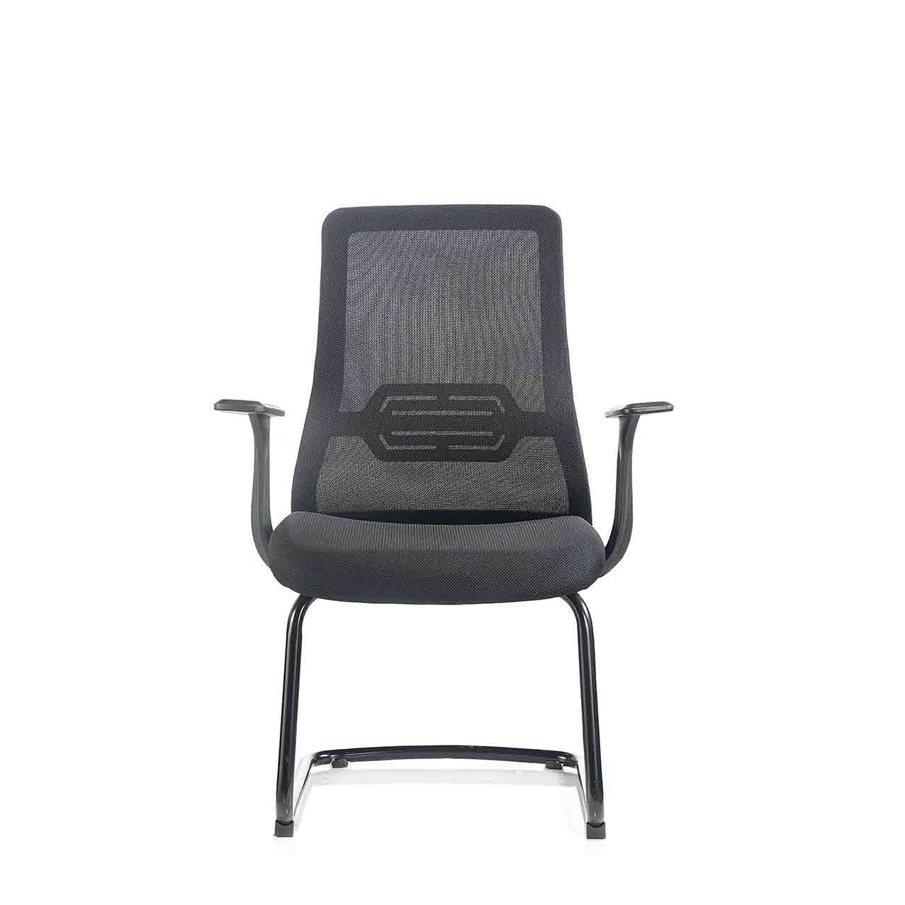 HADID Visitor Black Office Chair Kursi Kantor Ergonomis