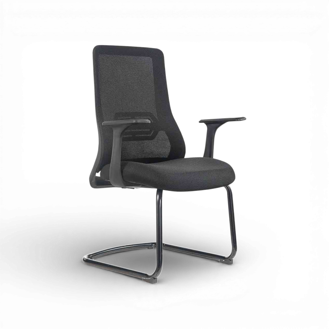 HADID Visitor Black Office Chair Kursi Kantor Ergonomis