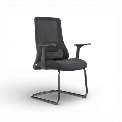 HADID Visitor Black Office Chair Kursi Kantor Ergonomis