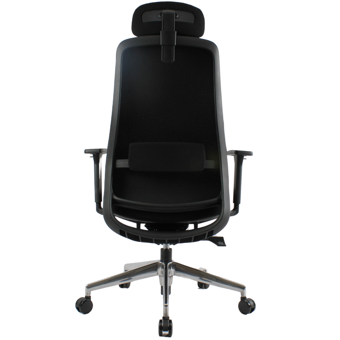 NORTA High Back Black Office Chair Kursi Kantor Ergonomis