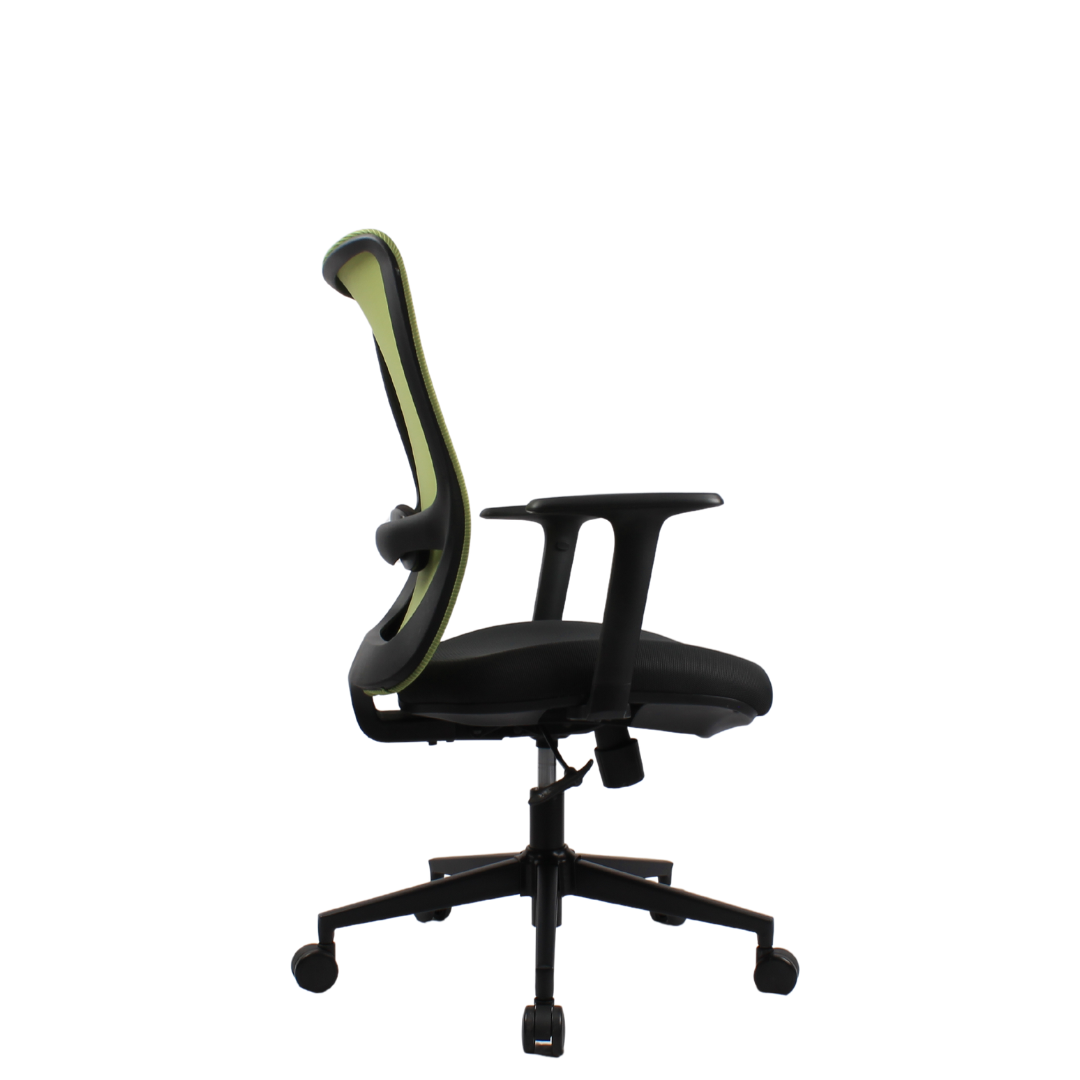 ORCA Mid Back Grey Green Office Chair Kursi Kantor Ergonomis
