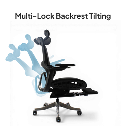 ORSON High Back Black Office Chair Kursi Kantor Ergonomis
