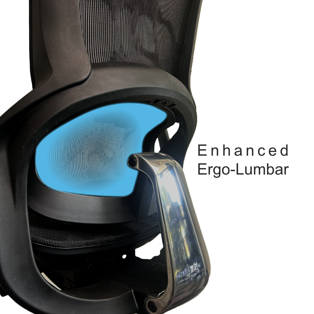 ORSON High Back Black Office Chair Kursi Kantor Ergonomis
