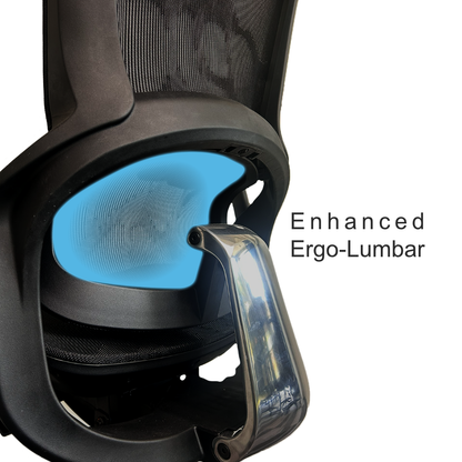 ORSON High Back Black Office Chair Kursi Kantor Ergonomis
