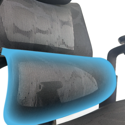 ORSON High Back Black Office Chair Kursi Kantor Ergonomis
