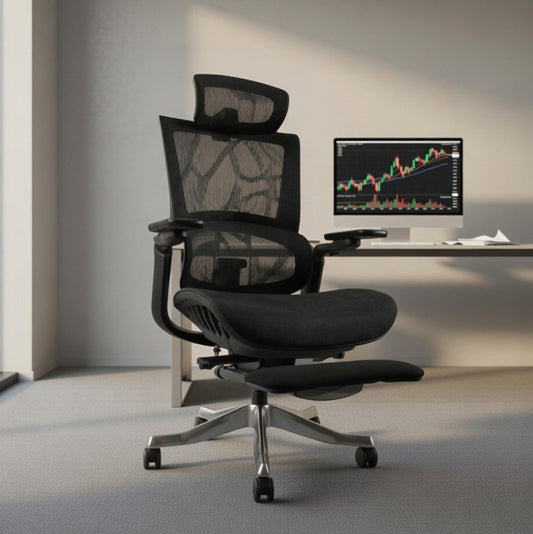 ORSON High Back Black Office Chair Kursi Kantor Ergonomis