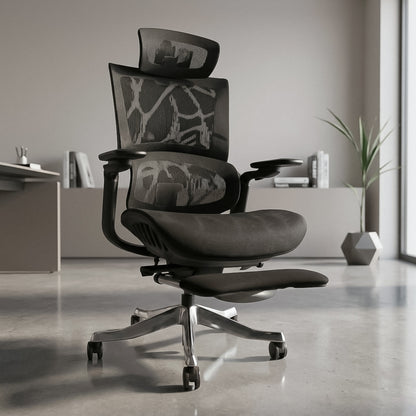 ORSON High Back Black Office Chair Kursi Kantor Ergonomis