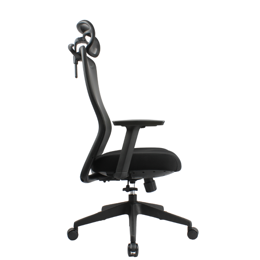 OTSO High Back Black Office Chair Kursi Kantor Ergonomis