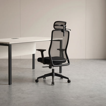 OTSO High Back Black Office Chair Kursi Kantor Ergonomis