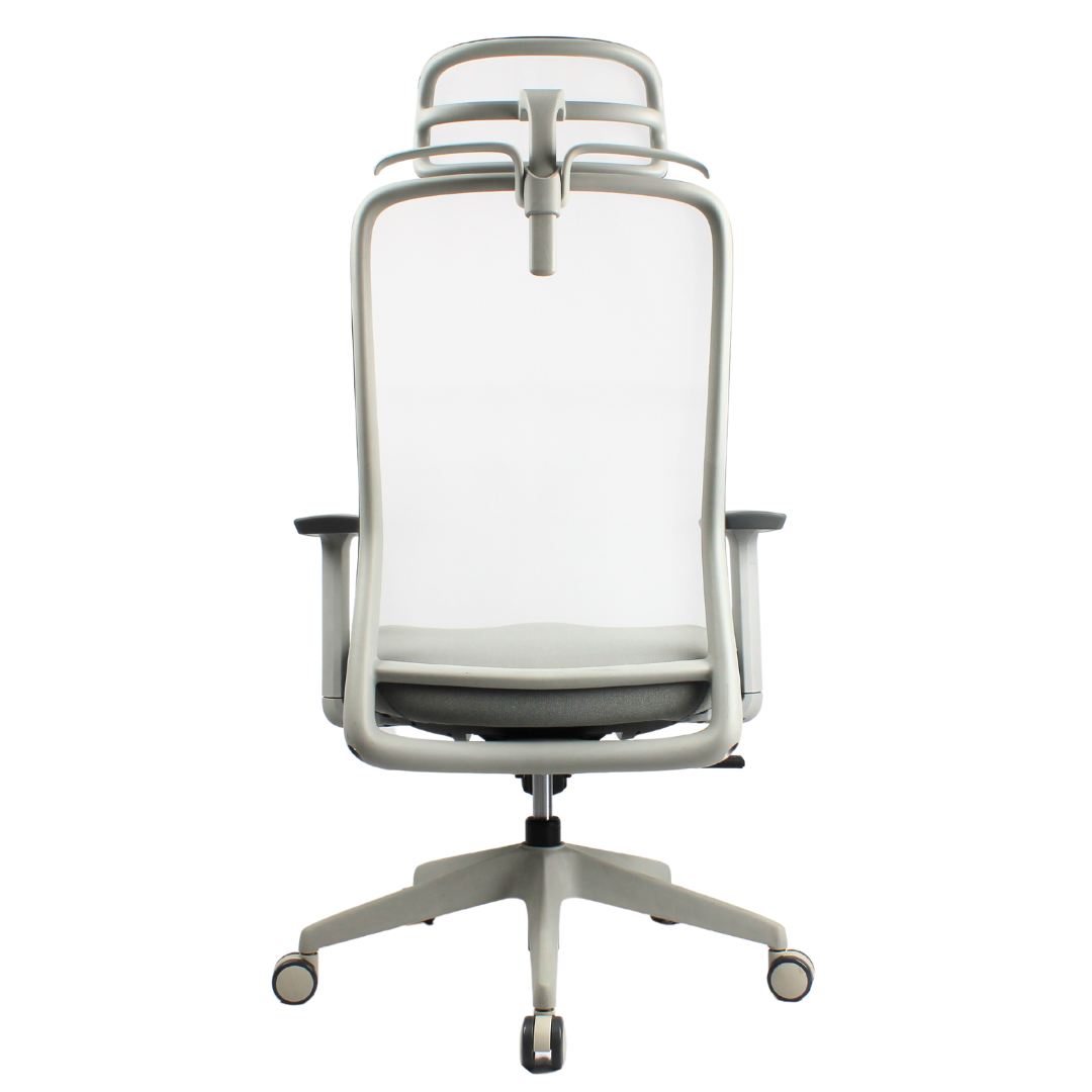 OTSO High Black Grey Office Chair Kursi Kantor Ergonomis